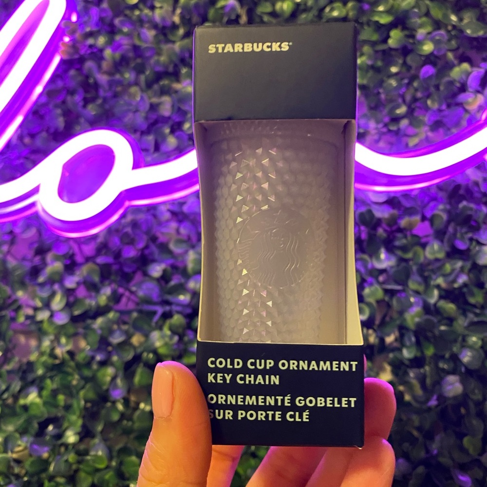 Lilac Starbucks cup ornament